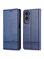 Калъф от еко кожа тип портмоне за Honor X50i - син