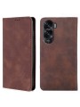 Калъф от еко кожа тип портмоне за Honor X50i - кафяв