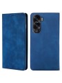 Калъф от еко кожа тип портмоне за Honor X50i - син