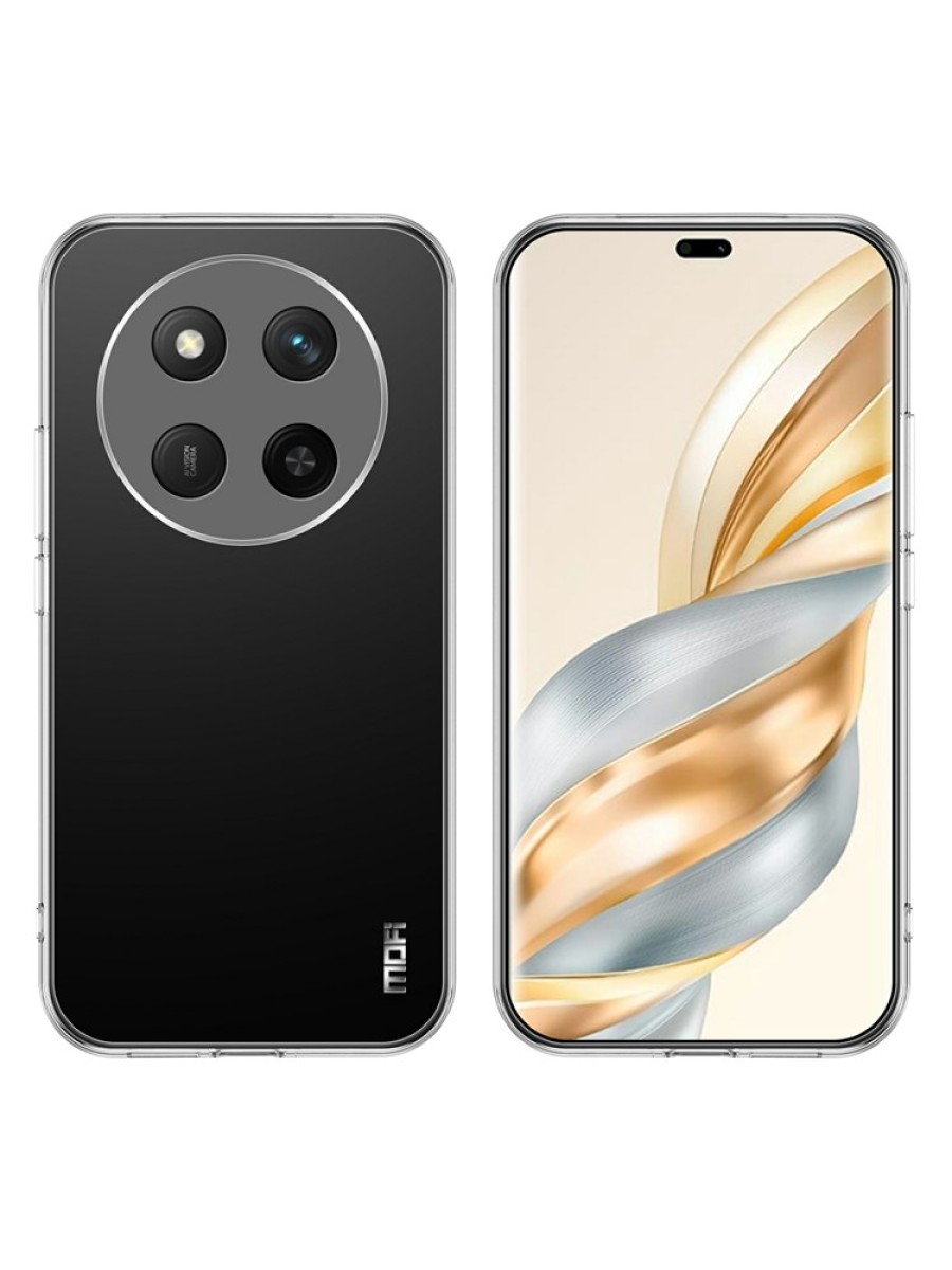Предпазен устойчив на надраскване гръб за Honor X60 Pro - прозрачен