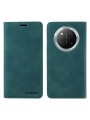 Калъф от еко кожа тип портмоне с RFID  блокираща технология за Honor X60 Pro - зелен