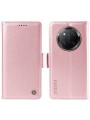 Калъф от еко кожа тип портмоне за Honor X60 Pro - розов
