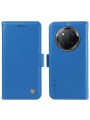 Калъф от еко кожа тип портмоне за Honor X60 Pro - син