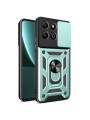 Удароустойчив предпазен гръб за Honor X6b - зелен