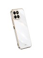 Предпазен удароустойчив гръб с галванизирана рамка за Honor X6b - бял
