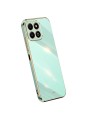 Предпазен удароустойчив гръб с галванизирана рамка за Honor X6b - зелен