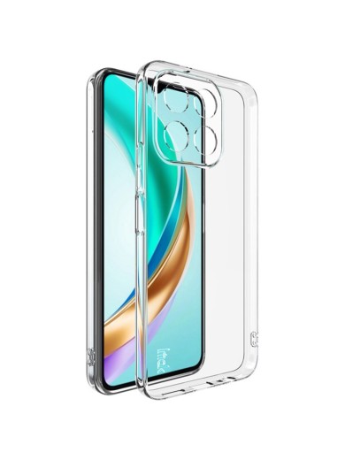Предпазен гръб защитаващ телефона при падане и удар за Honor X6b - прозрачен Предпазен гръб защитаващ телефона при падане и удар за Honor X6b - прозрачен