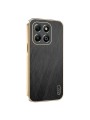 Предпазен удароустойчив гръб с галванизирана рамка за Honor X6b - черен