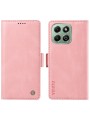 Калъф от еко кожа тип портмоне за Honor X6b - розов