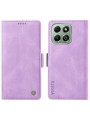 Калъф от еко кожа тип портмоне за Honor X6b - лилав