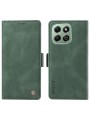 Калъф от еко кожа тип портмоне за Honor X6b - зелен