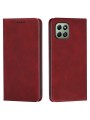 Калъф от еко кожа тип портмоне за Honor X6b - червен