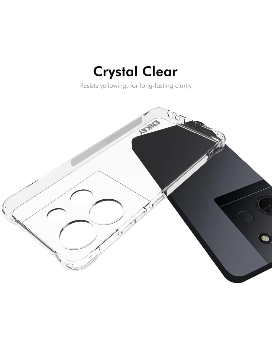 Предпазен противоплъзгащ се гръб за Honor X6c - прозрачен