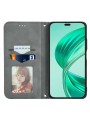 Калъф от еко кожа тип портмоне за Honor X7c - сив