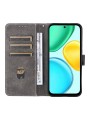 Калъф от еко кожа тип портмоне с RFID блокиране за Honor X7e - черен