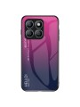 Предпазен гръб от закалено стъкло за Honor X8b - розов