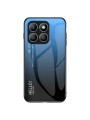 Предпазен гръб от закалено стъкло за Honor X8b - син