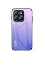 Предпазен гръб от закалено стъкло за Honor X8b - лилав