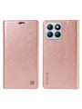 Калъф от еко кожа тип портмоне за Honor X8b - розов