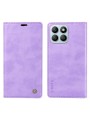 Калъф от еко кожа тип портмоне за Honor X8b - лилав
