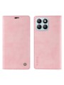 Калъф от еко кожа тип портмоне за Honor X8b - розов