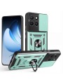Удароустойчив предпазен гръб за Honor X8c - зелен