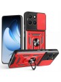 Удароустойчив предпазен гръб за Honor X8c - червен