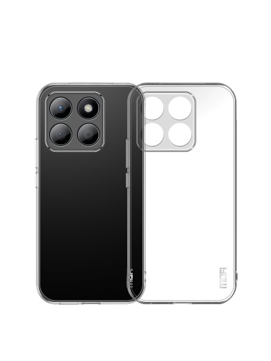 Предпазен устойчив на надраскване гръб за Honor X8c - прозрачен Предпазен устойчив на надраскване гръб за Honor X8c - прозрачен