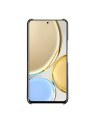 Устойчив на надраскване предпазен гръб от еко кожа за Honor X9 - черен