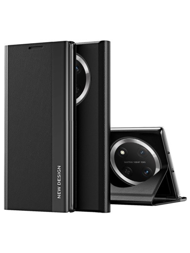 Калъф от еко кожа тип портмоне за Honor X9c - черен Калъф от еко кожа тип портмоне за Honor X9c - черен