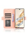 Калъф от еко кожа тип портмоне за Honor X9c - розов