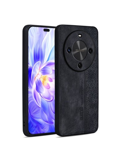 Противоплъзгащ се тънък гръб от еко кожа за Huawei Enjoy 70X - черен Противоплъзгащ се тънък гръб от еко кожа за Huawei Enjoy 70X - черен
