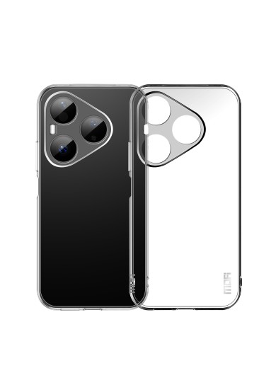 Предпазен устойчив на надраскване гръб за Huawei Enjoy 80 - прозрачен