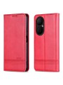 Калъф от еко кожа тип портмоне за Huawei Enjoy 80 - червен