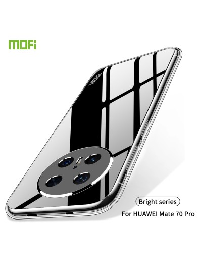 Предпазен устойчив на надраскване гръб за Huawei Mate 70 Pro - прозрачен