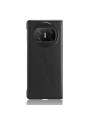 Удароустойчив предпазен гръб от еко кожа за Huawei Mate X3 - черен