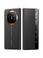 Калъф от еко кожа с функция за автоматично събуждане за Huawei Mate X6 - черен