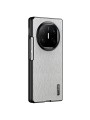 Удароустойчив калъф от еко кожа  с дървесна текстура за Huawei Mate X6 - сив