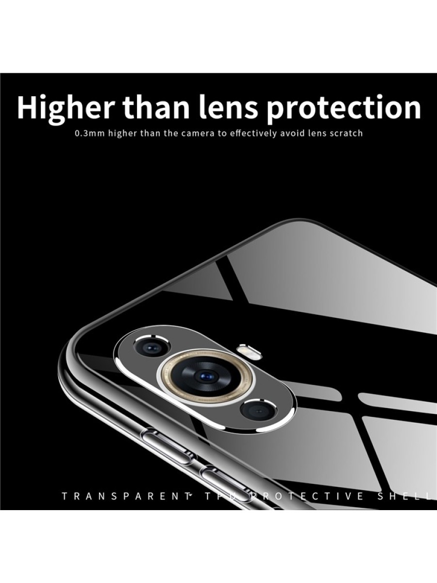 Предпазен устойчив на надраскване гръб за Huawei nova 11 - прозрачен