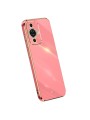 Предпазен удароустойчив гръб с галванизирана рамка за Huawei nova 11 Pro - червен