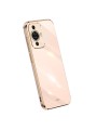 Предпазен удароустойчив гръб с галванизирана рамка за Huawei nova 11 Pro - розов