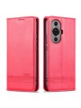 Калъф от еко кожа тип портмоне за Huawei nova 11 Pro - червен