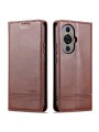 Калъф от еко кожа тип портмоне за Huawei nova 11 Pro - кафяв