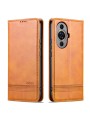 Калъф от еко кожа тип портмоне за Huawei nova 11 Pro - кафяв