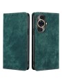Калъф от еко кожа тип портмоне с RFID блокиране за Huawei nova 11 Pro - зелен