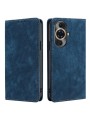 Калъф от еко кожа тип портмоне с RFID блокиране за Huawei nova 11 Pro - син