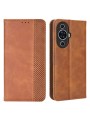 Калъф от еко кожа с ретро текстура тип портмоне за Huawei nova 11 Pro - кафяв
