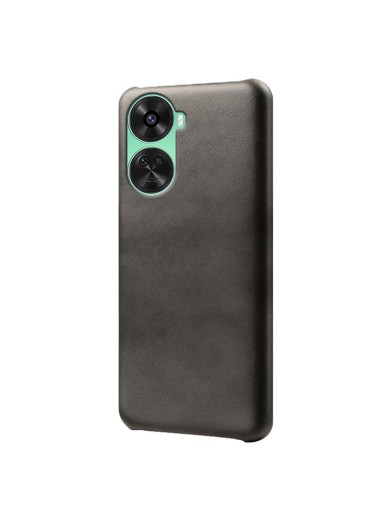 Устойчив на надраскване предпазен гръб от еко кожа за Huawei nova 11 SE - черен Устойчив на надраскване предпазен гръб от еко кожа за Huawei nova 11 SE - черен