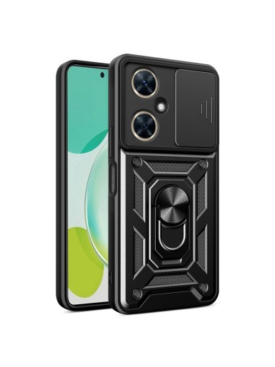 Удароустойчив предпазен гръб за Huawei nova 11i - черен Удароустойчив предпазен гръб за Huawei nova 11i - черен