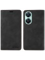 Калъф от еко кожа тип портмоне с RFID  блокираща технология за Huawei nova 11i - черен